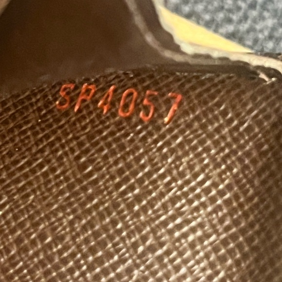 Louis Vuitton Brown Damier Ebene Wallet with Gold Chain - Picture 16 of 16